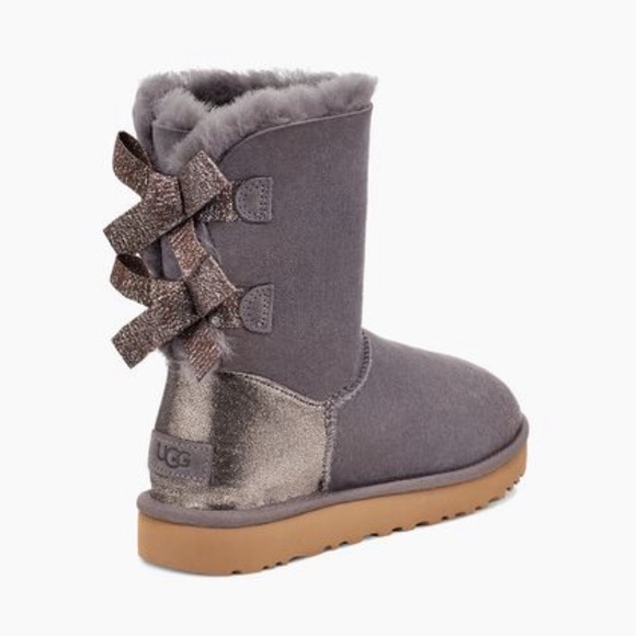 💗SOLD OUT 😍UGG BAILEY BOW GLITZ Boots - Picture 4 of 12